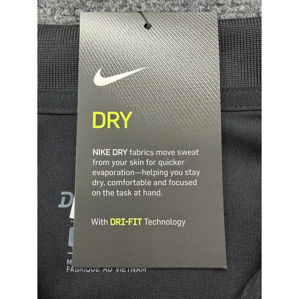 Nike Mens XL Black Dri-FIT Golf Polo Shirt Short Sleeve NWT NEW